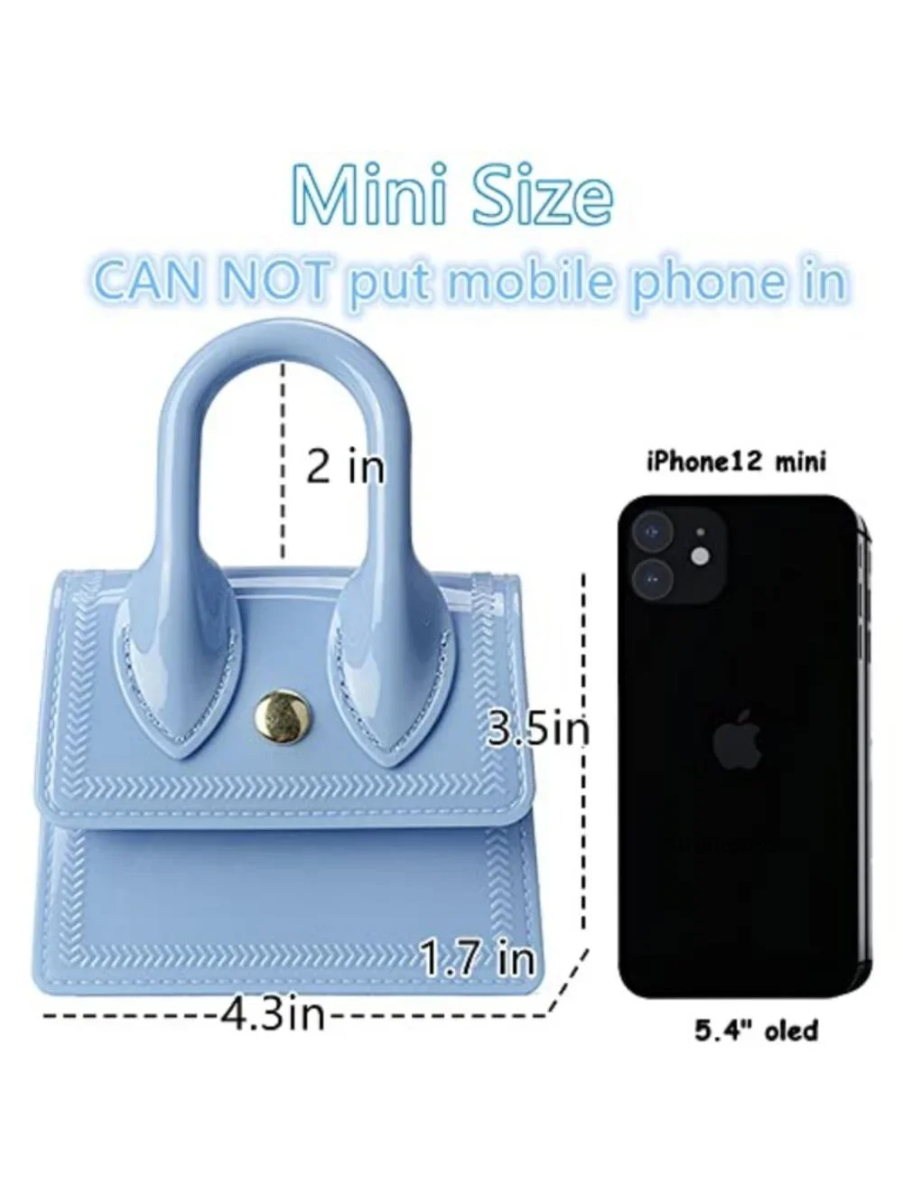 Girls Mini Crossbody Bag Polyester Glitter Messenger Purse
